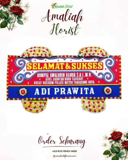 Papan Bunga Ucapan Selamat Sumurjomblangbogo